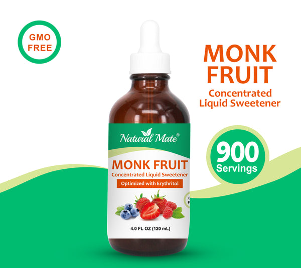 Liquid Stevia & Monk Fruit Sweetener (4 FL OZ)