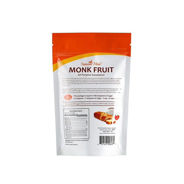 Monk Fruit Classic - All Purpose Erythritol Blend Sweetener | 10 OZ/Bag (GRANULAR)