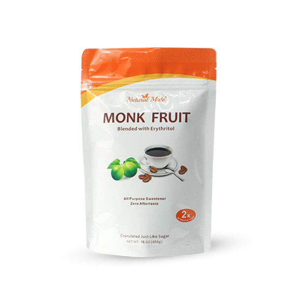 Monk Fruit Classic - All Purpose Erythritol Blend Sweetener | 1 LB OR 16 OZ/Bag (GRANULAR)