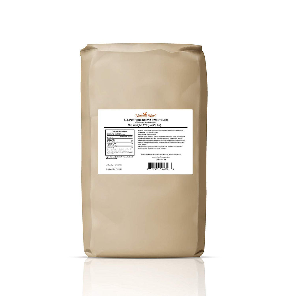 Stevia - All Purpose Erythritol Blend Sweetener | 25 KG/55 LB/Bag (GRANULAR) Stevia - All Purpose Erythritol Blend Sweetener | 25 KG/55 LB/Bag (GRANULAR)