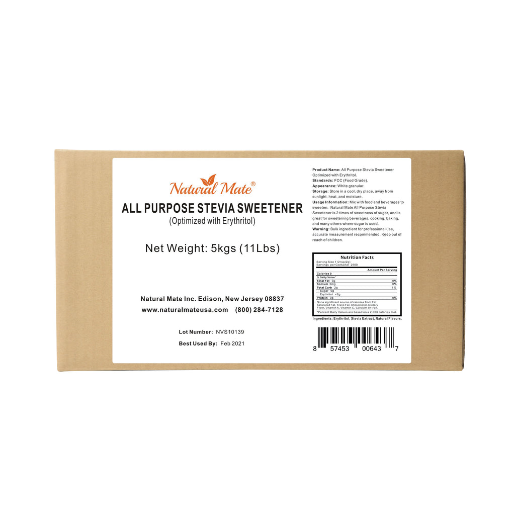 Stevia - All Purpose Erythritol Blend Sweetener | 5 KG or 11 LB/Carton (GRANULAR) Stevia - All Purpose Erythritol Blend Sweetener | 5 KG or 11 LB/Carton (GRANULAR)