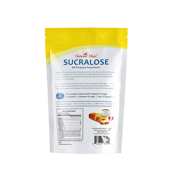 Sucralose All Purpose Erythritol Blend Sweetener | 1 LB or 16 OZ/Bag (GRANULAR)